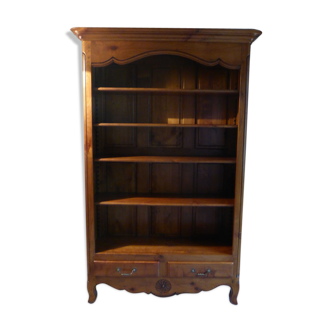 Bibliotheque bois massif