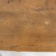 Meuble d'appoint arrondi en bois massif