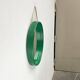 Round green mirror in space age style mid-century by C.L. Augustson, Norway, 1960s.