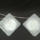 Pair of square ceiling lights