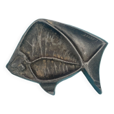 Empty pocket, art deco fish advertising ashtray signed J. André, regulates