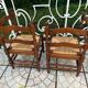 Pair of corner chairs called “fireside chairs”