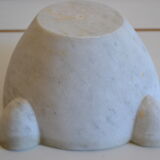 White marble mortar