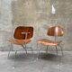 Chaises DCM Noyer Ray & Charles Eames Dining Chair Metal Herman Miller