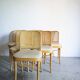 Serie 6 chaises bistrot cannées