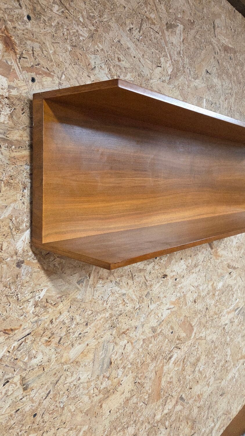 1970 teak shelf by Wilhelm Renz