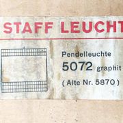 German suspension model 5072 from the mid-century by Staff Leuchten, 1960s