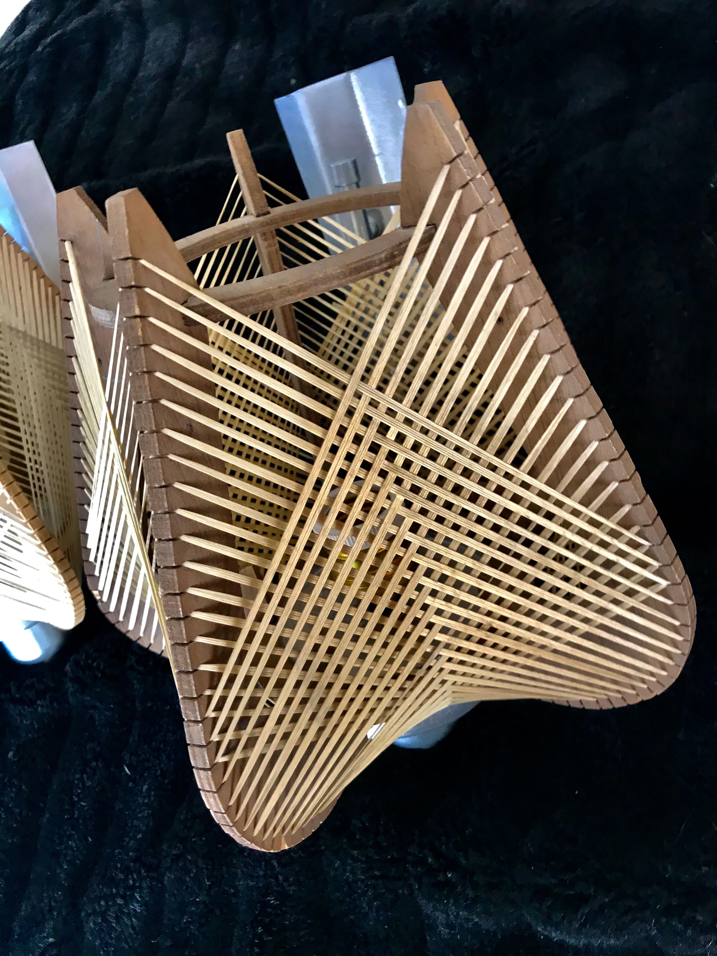 Pair scandinavian sconces