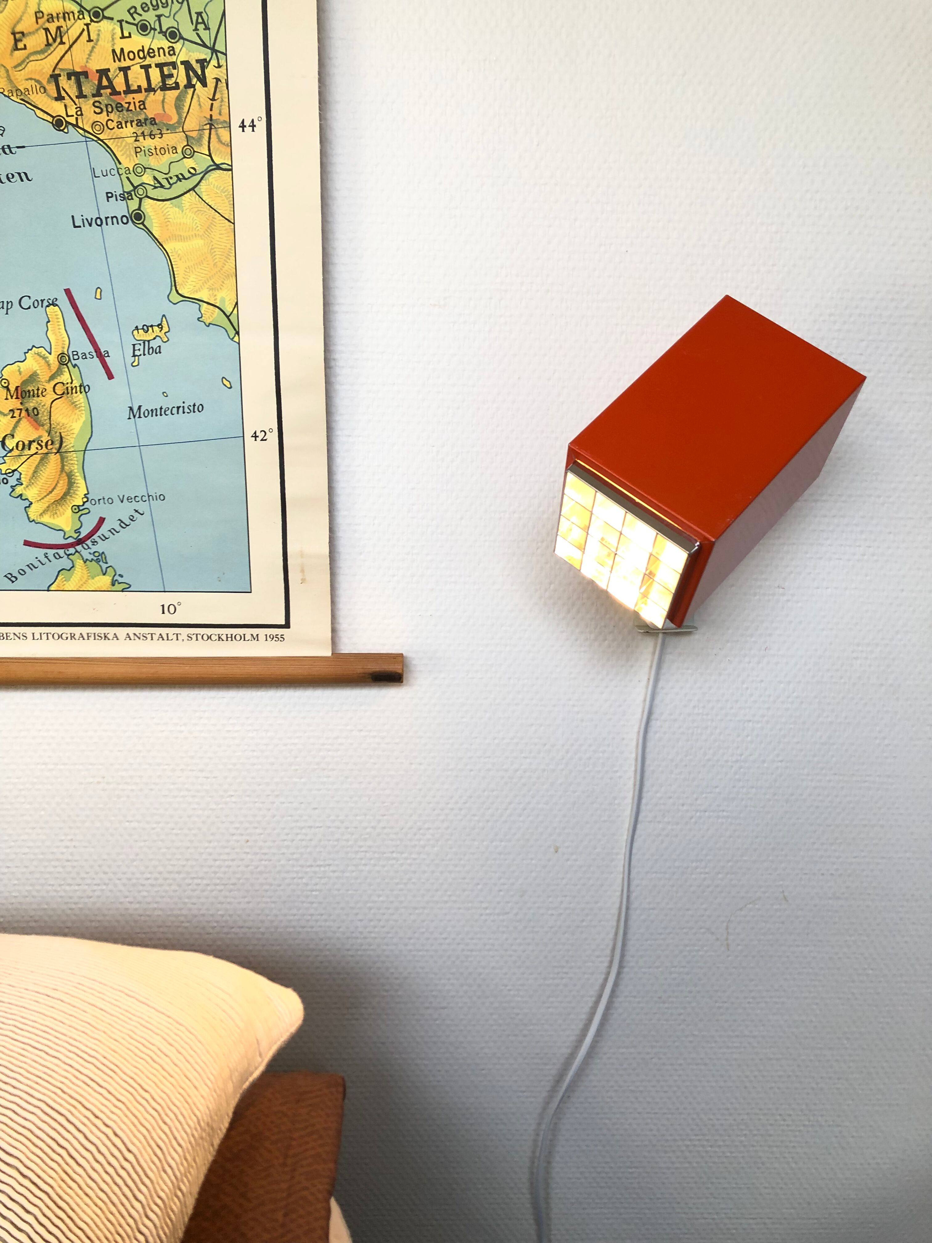 Wall lamps Kuben H-A Jakobsson Sweden Vintage