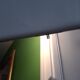Lampadaire mezzaluna design bruno gecchelin