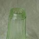 Glass shaker with faceted glass, uranium colour