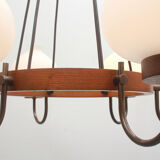 1960s ceiling light in opalglass