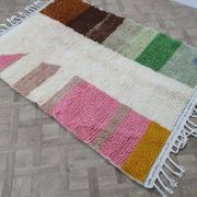 Authentic traditional handwoven Berber rug size 1.4/2.6 m