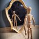 Mirror small pear 27x40cm