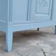 Parisian Art Deco armoire with beveled mirror and painted decoration