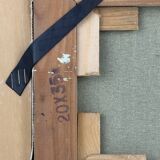 Original oil painting of a landscape, Italy 1960s, signed, framed.