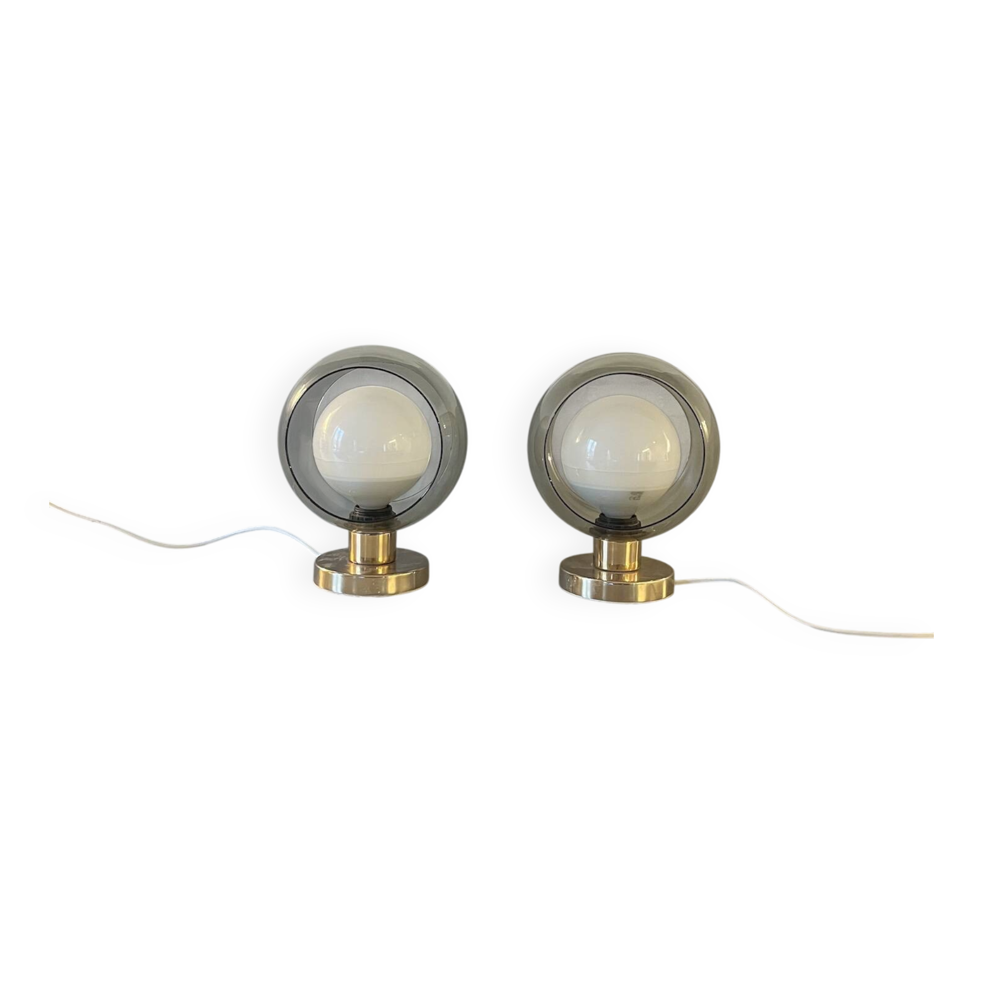 Pair of vintage Art Deco lamps