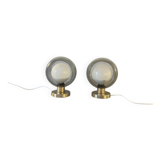 Paire de lampes Art Déco vintage