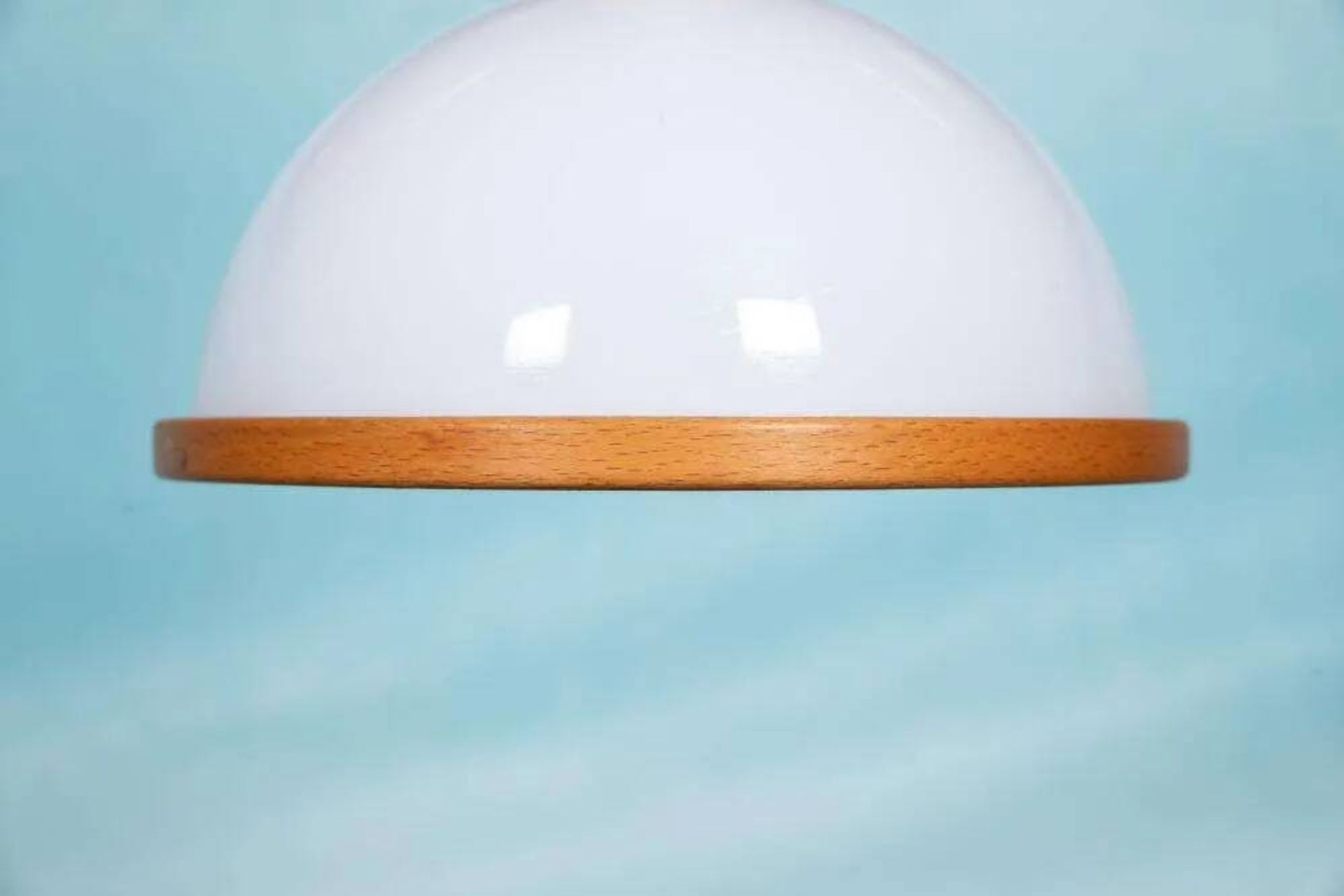 Bohemian 70s mushroom pendant lamp