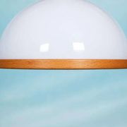 Bohemian 70s mushroom pendant lamp