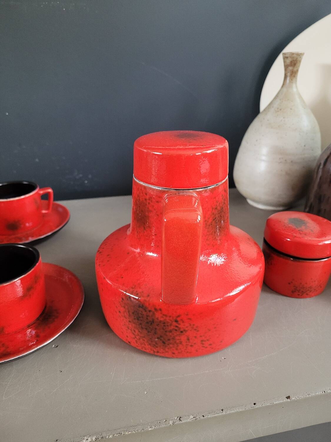 Complete vintage coffee set for 6 people