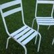4 metal chairs, 50s