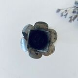 Iron flower candle holder