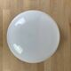 Opaline glass ceiling or wall light, 1950s hemisphere