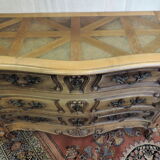 Louis xv-style chest of drawers in cherry