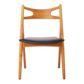 Chaise Sawbuck CH29 par Hans J. Wegner pour Carl Hansen & Søn | Chêne danois |