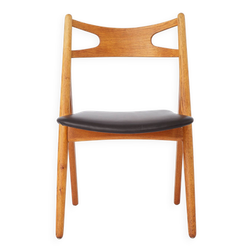 Chaise Sawbuck CH29 par Hans J. Wegner pour Carl Hansen & Søn | Chêne danois |