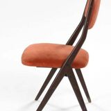Set of 2 compass leg chairs, Thames model by Gaetano & Alessandro Besana