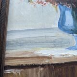 Floral painting table