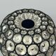 Ceiling light from the 60s and 70s Glashütte Limburg Germany glass & metal