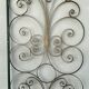 Pair of interior wrought iron grilles XXth century