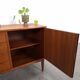 Teak sideboard met 4 lades en houten grepen, Bornhold