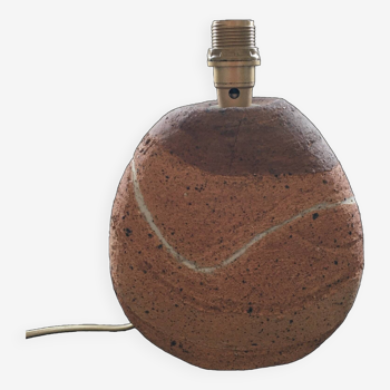 70´s lamp base in two-tone sandstone