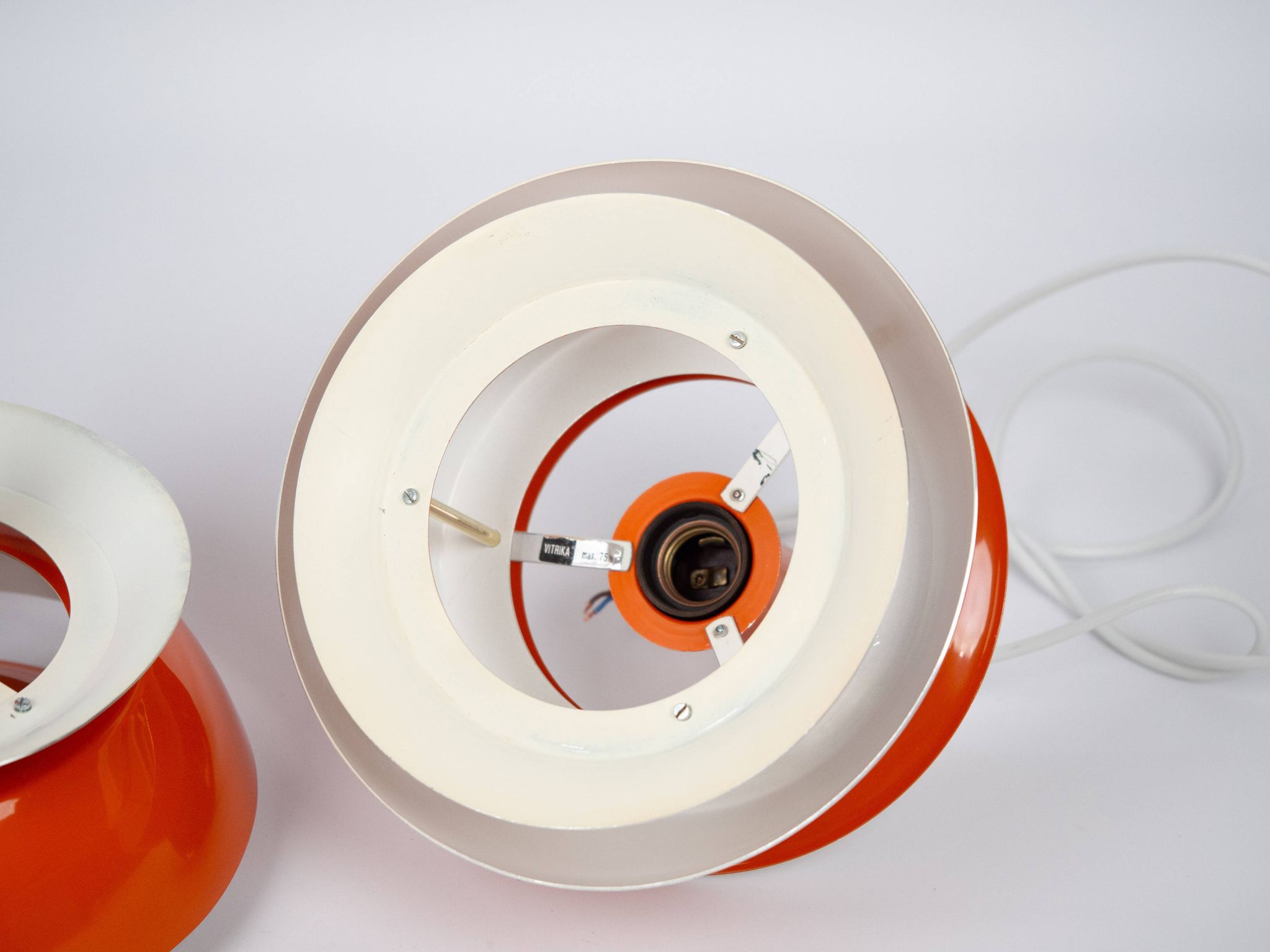 Paire de 2 lampes vintage du Nevada par Vitrika, années 1980.