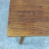 Table d'appoint moderniste en chêne par Jan Vaněk pour Krásná Jizba