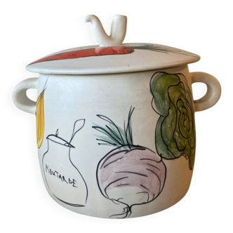 Vallauris ceramic pot from the 60s