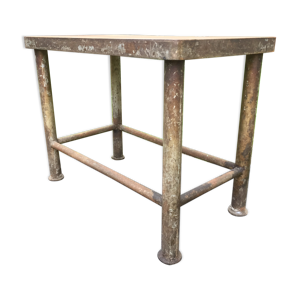 Table vintage en métal