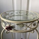Art Nouveau style iron console