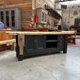 Patinated workbench