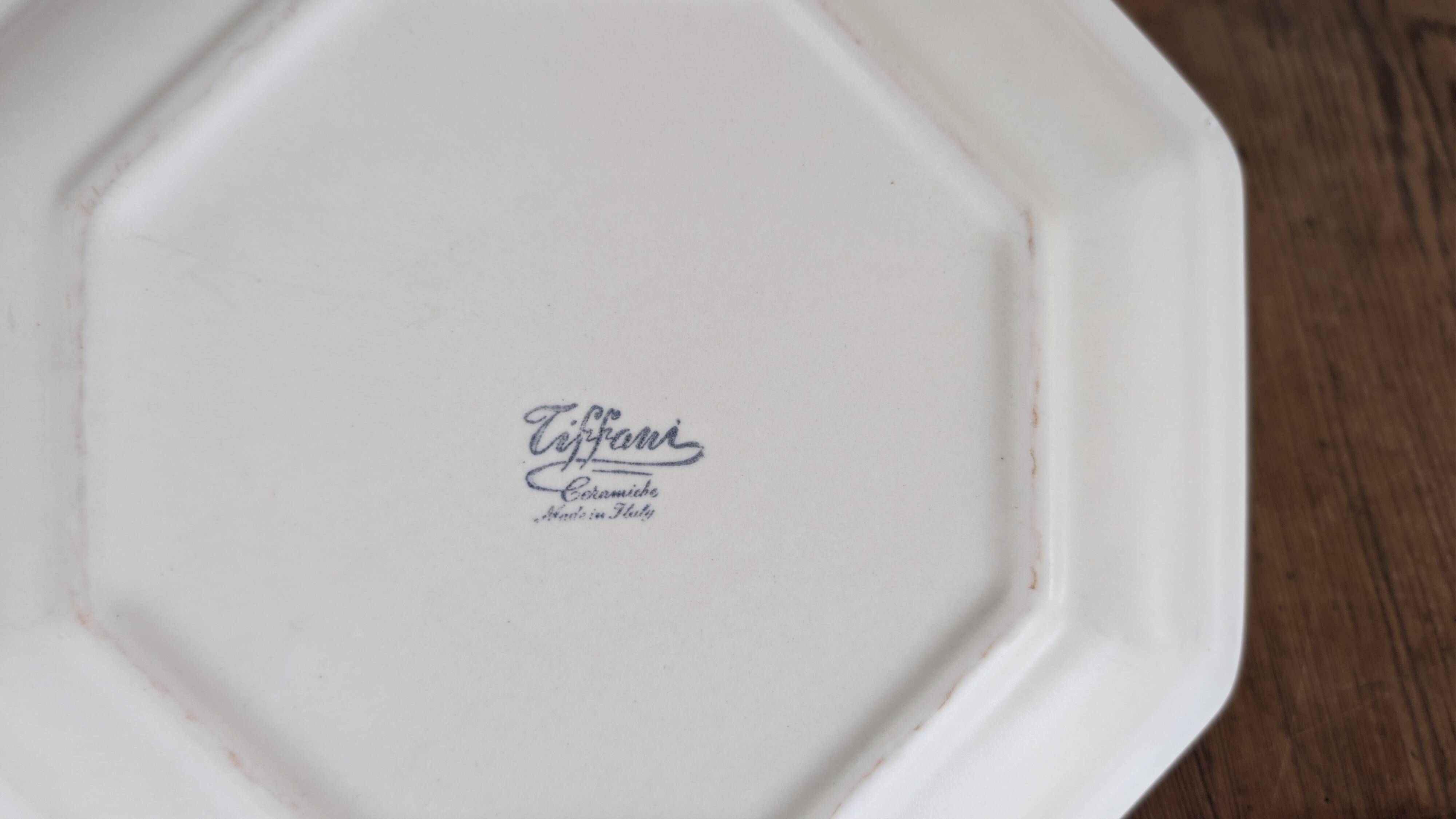 Tiffany table service – 21 pieces – Vintage plates with a floral design