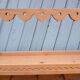 Antique carved wooden wall shelf