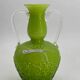 Opaline vase from the 1950s made in Italy by Opalina Fiorantina.