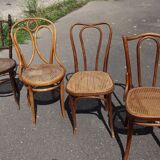 Series 8 mismatched bistro chairs