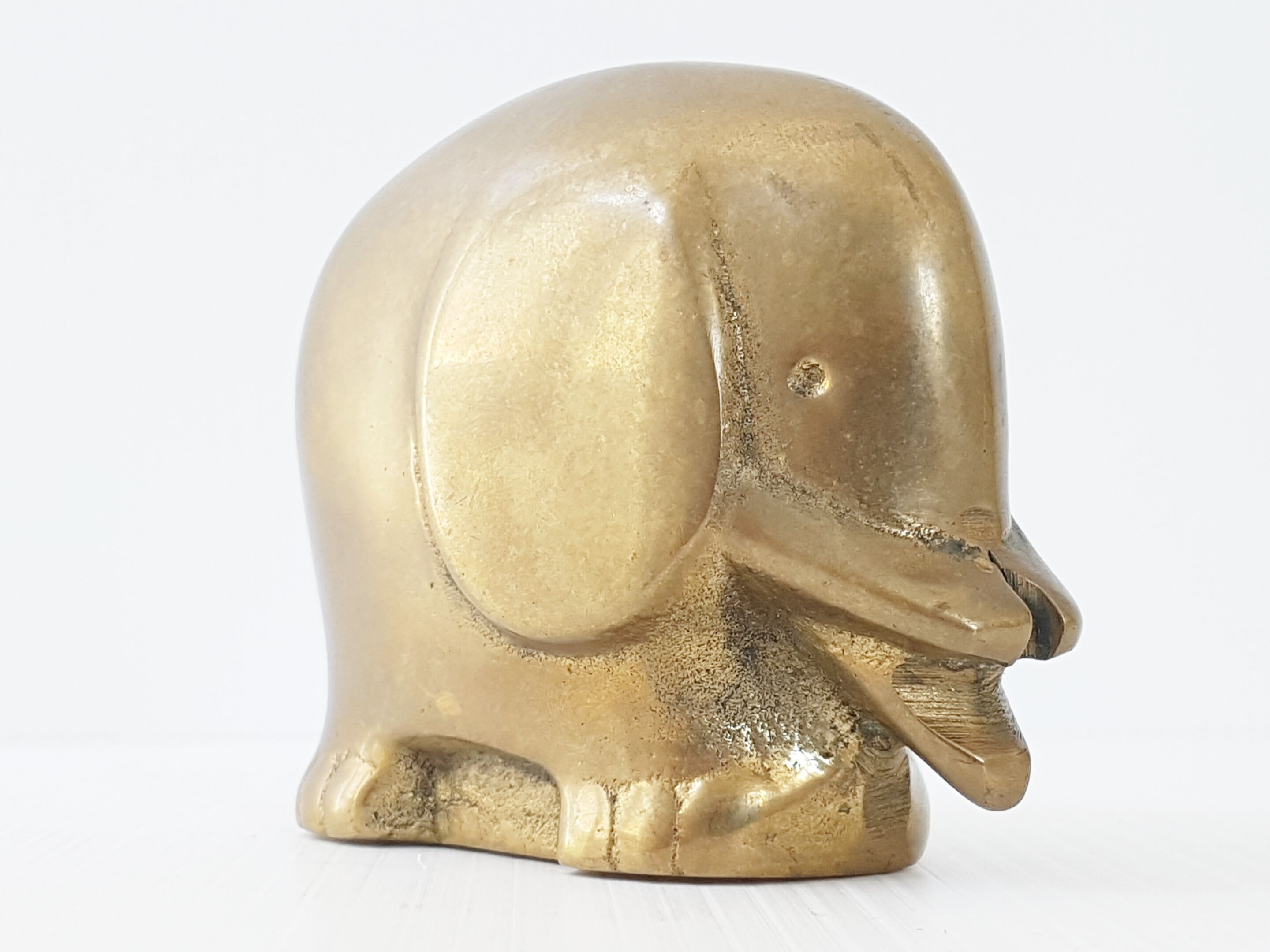 1970 Golden brass elephant