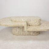 Magnussen Ponte Mactan Stone Coffee Table, 1980s