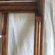 Solid wood and chrome metal coat rack - mid 20th century.